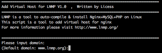 LNMP添加、刪除虛擬主機及偽靜態(tài)使用教程